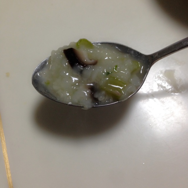 香菇青菜粥
