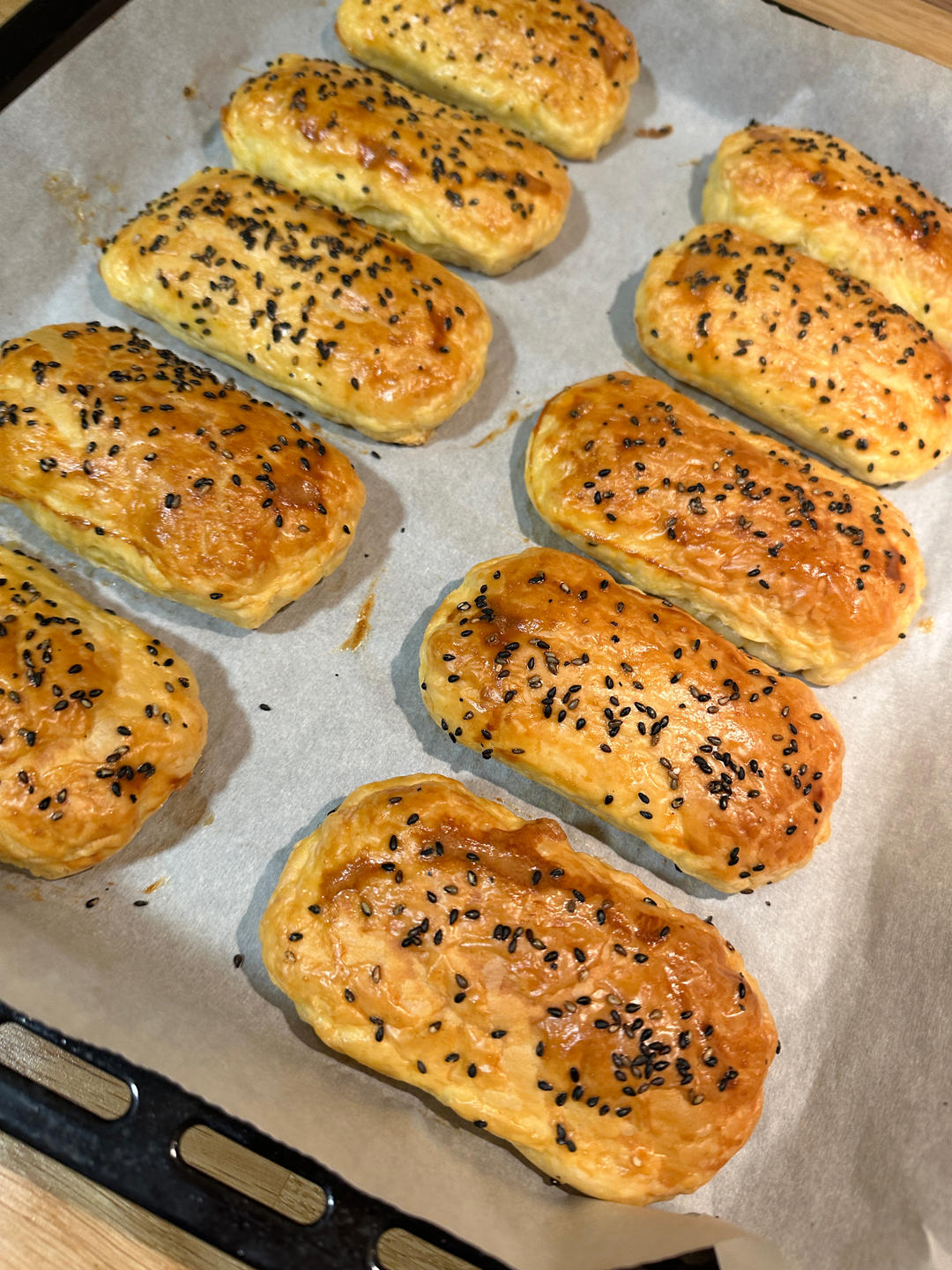 芝麻椒盐牛舌饼（北京小吃）