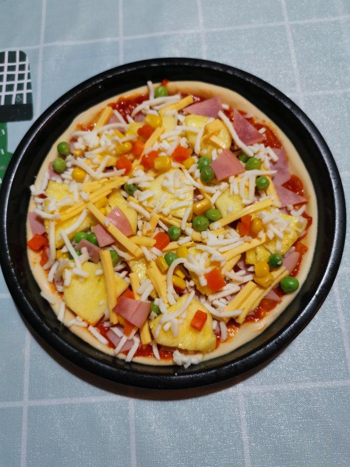 夏威夷pizza（附饼底冷冻法）