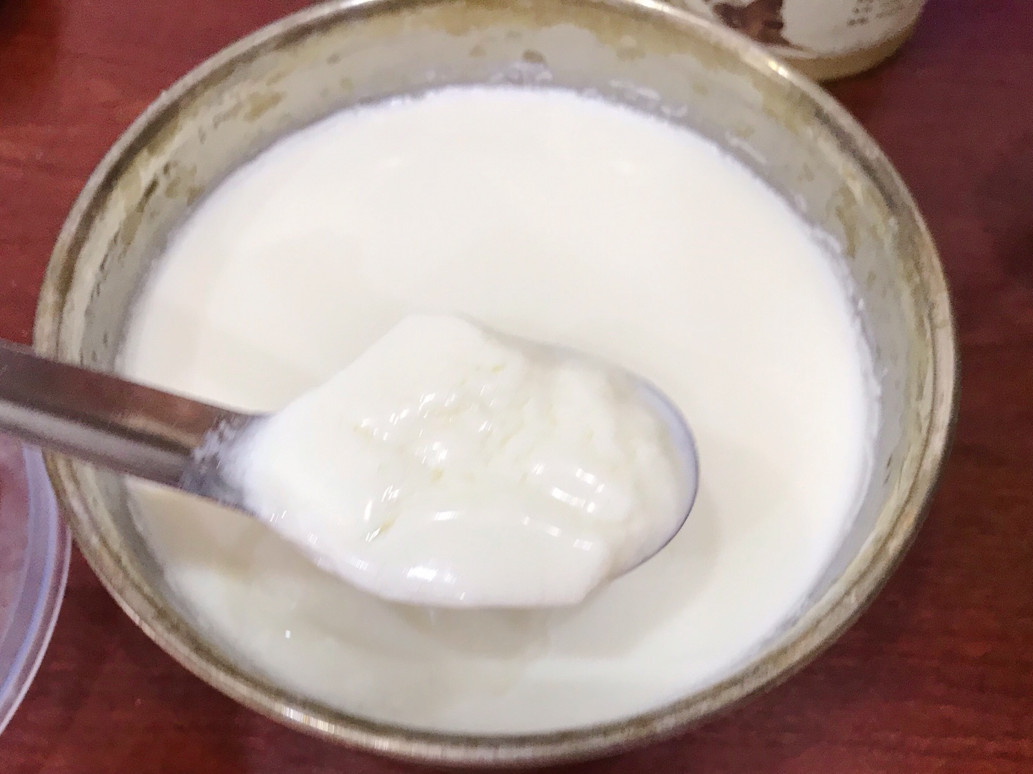 自发酵羊酸奶（奶粉版）附希腊酸奶做法的做法