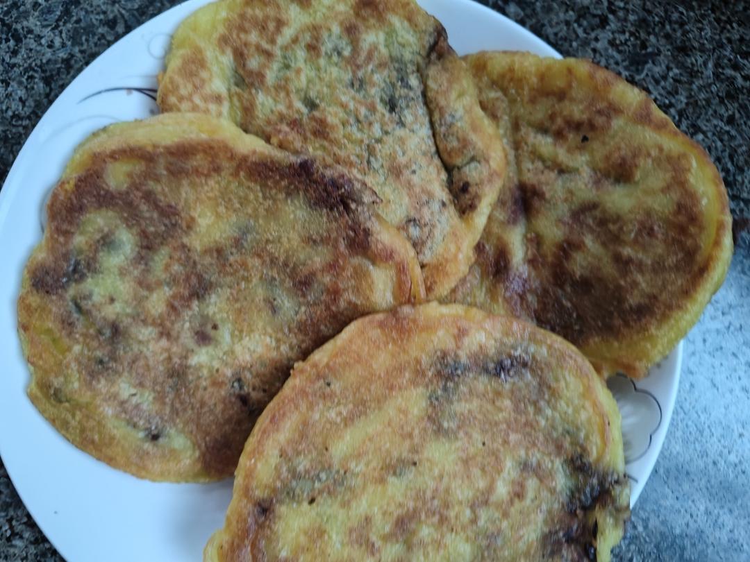 大黄米面红豆馅年糕饼