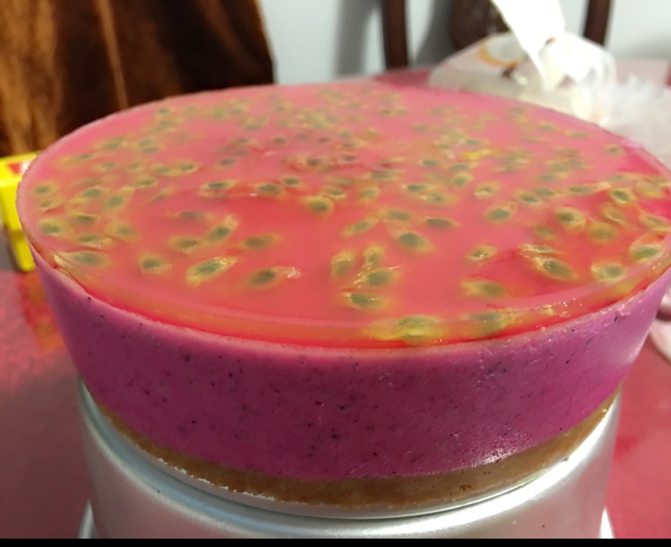 清新火龙果慕斯蛋糕（免烤）