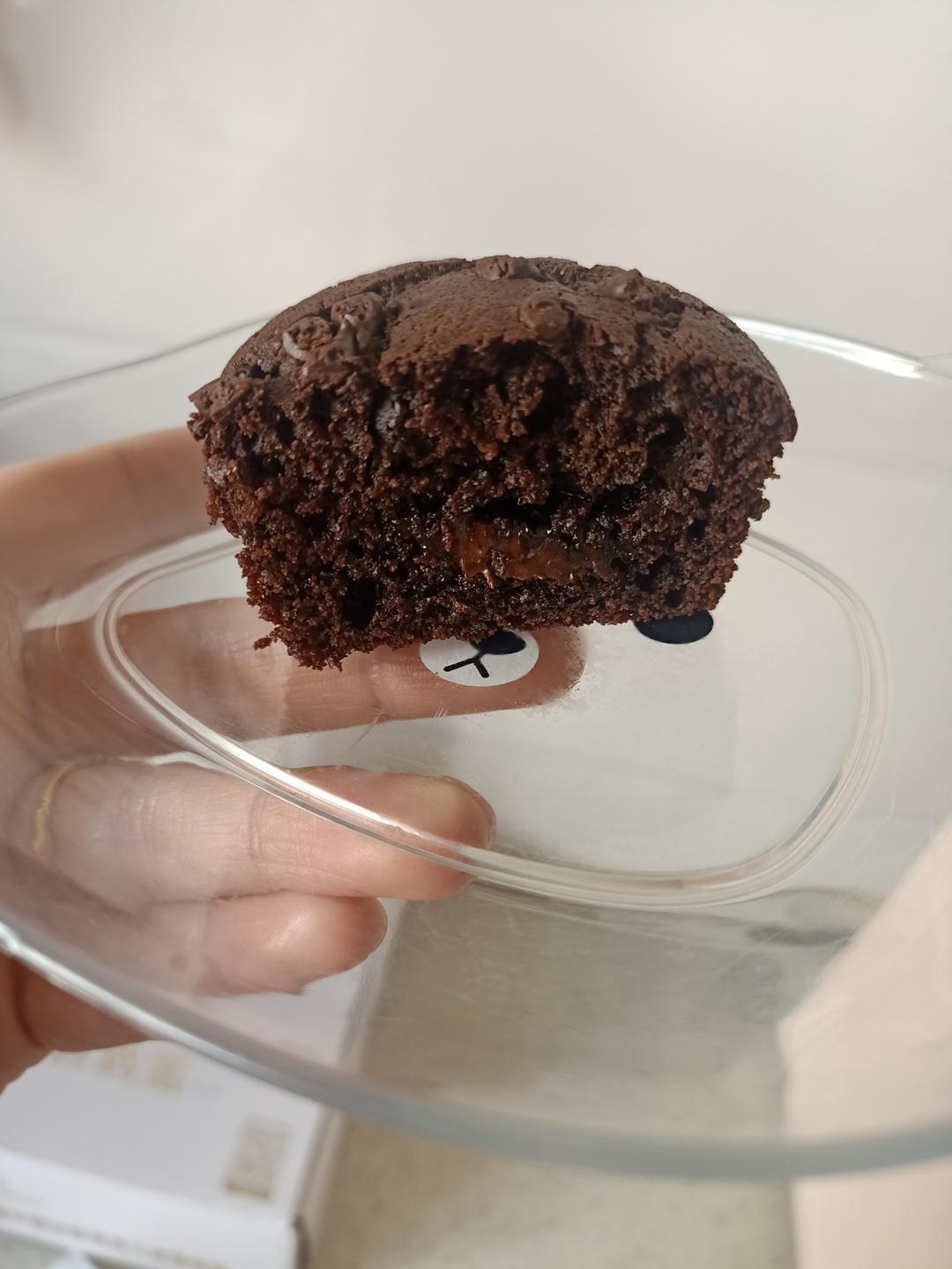 星巴克同款丨巧克力蘑菇头玛芬蛋糕丨免打发零失败