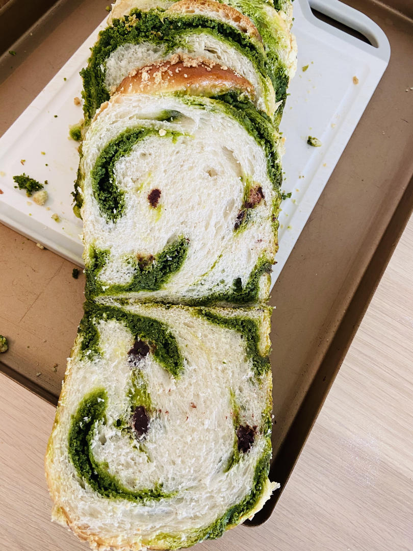 抹茶奶酥吐司