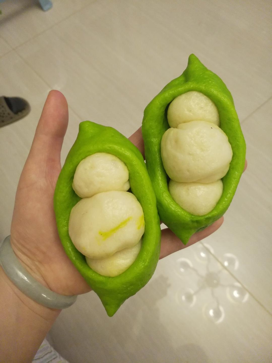 豌豆荚馒头