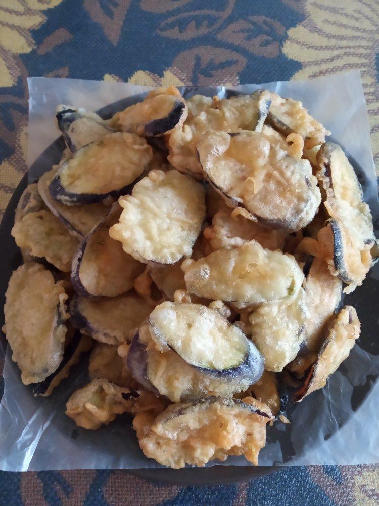 外酥里嫩的炸茄子