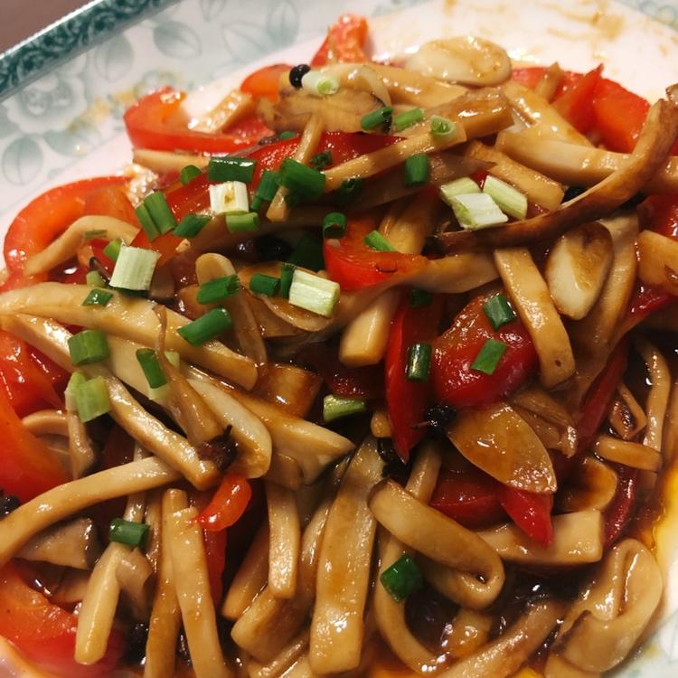 甜椒杏鲍菇的做法