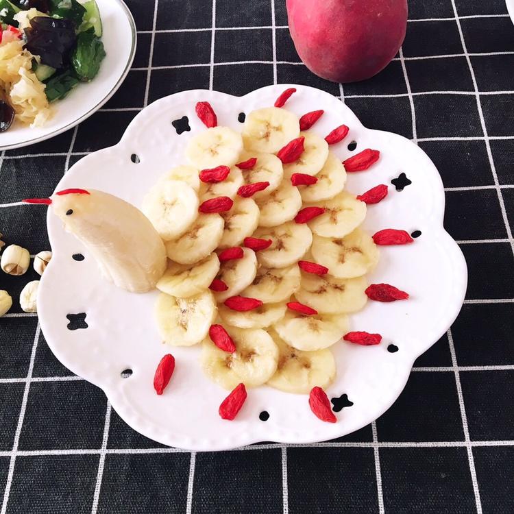 孔雀开屏之香蕉拼盘