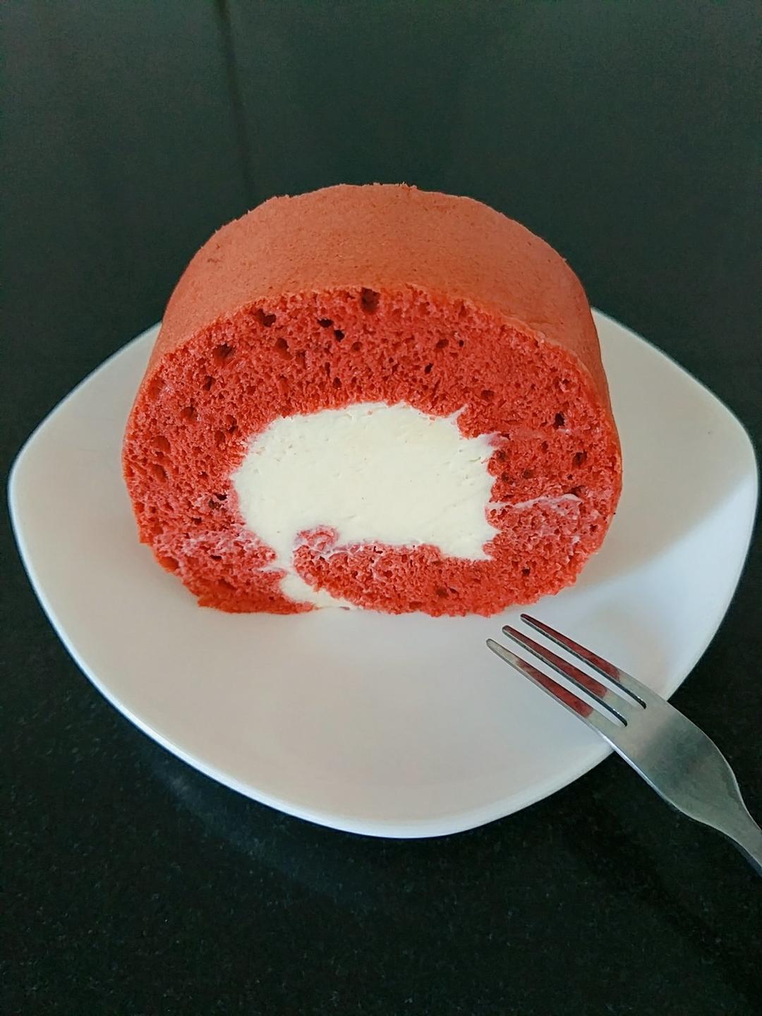 红丝绒蛋糕卷