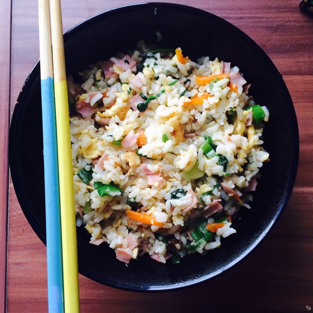 菠菜蛋炒饭