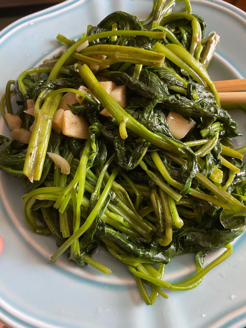 蒜炒空心菜
