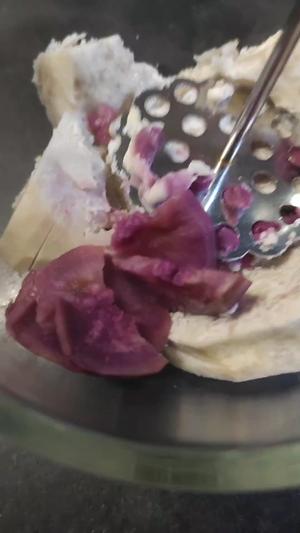 特简单又快手好吃的         紫薯芋泥的做法 步骤4