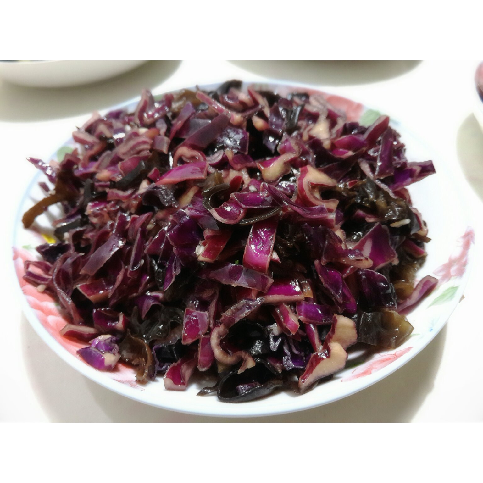 紫甘蓝拌黑木耳
