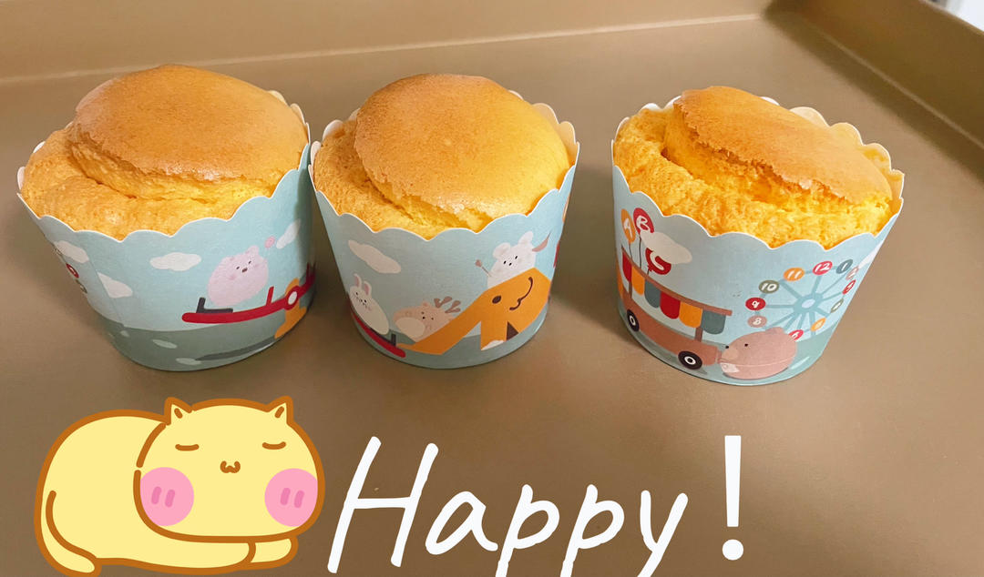 纸杯蛋糕，绝对不塌不裂，百分百成功四段式烘烤方法，不私藏无保留