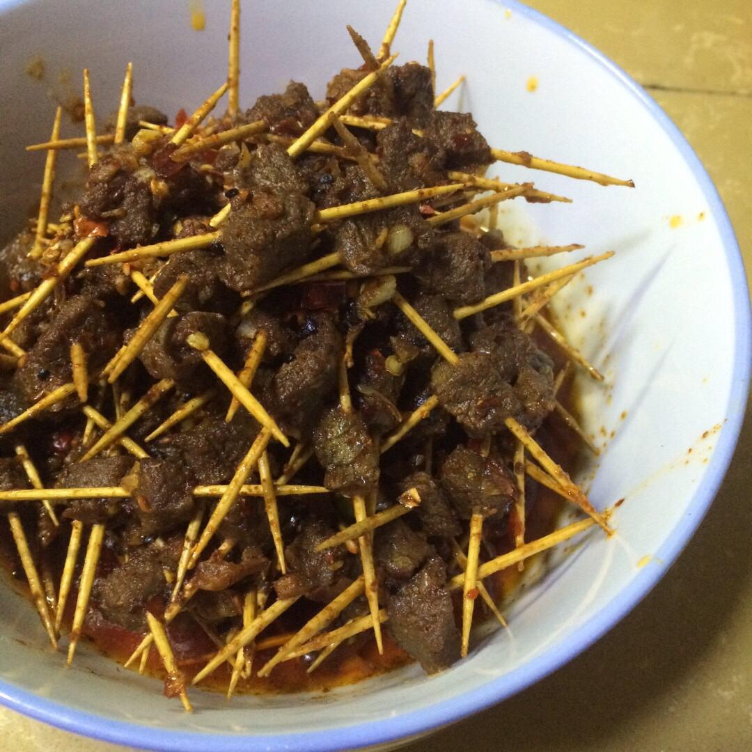 牙签牛肉串-湖南口味