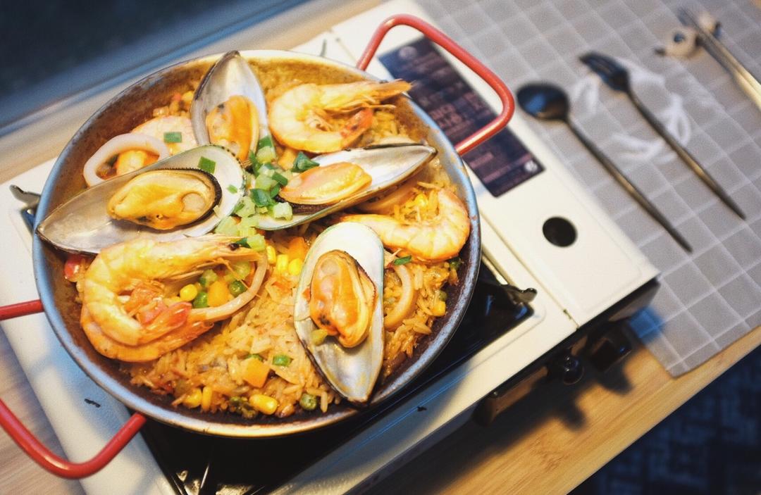 【曼食慢语】Seafood Paella 西班牙海鲜饭