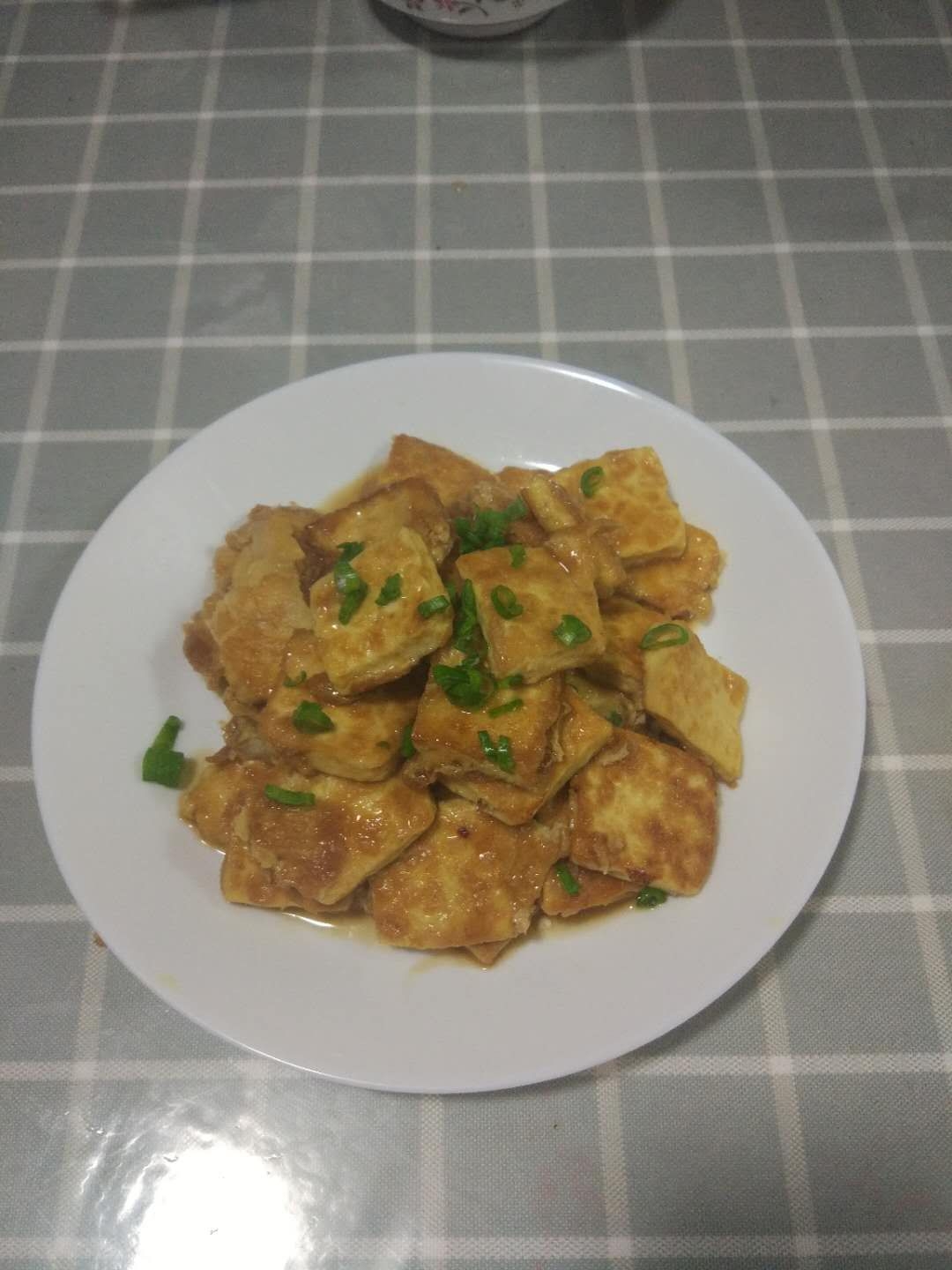 煎豆腐（营养晚餐）的做法 步骤4