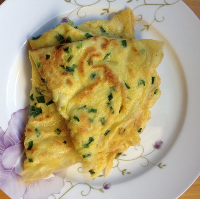 韭菜鸡蛋煎饼