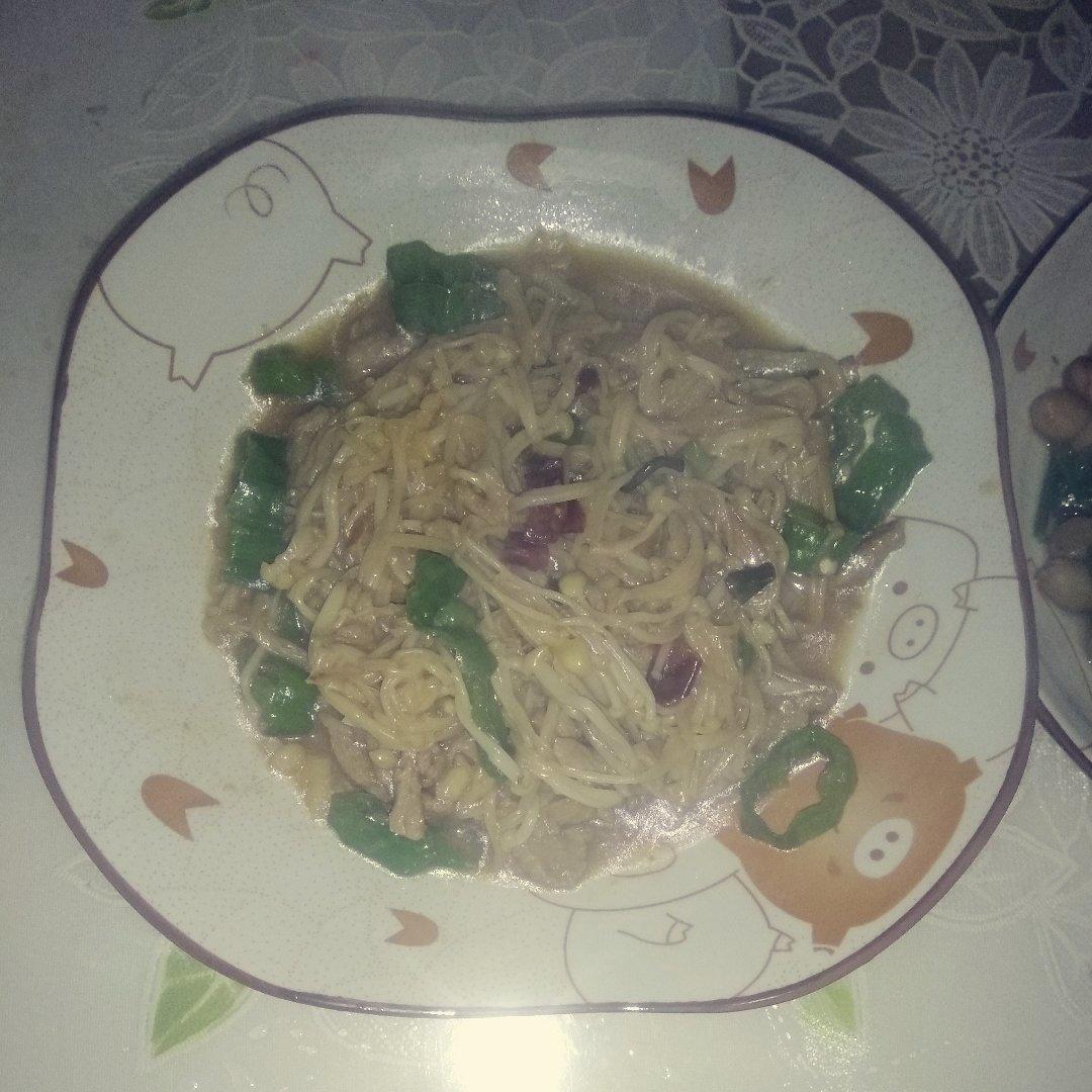 新版蘑菇炒肉