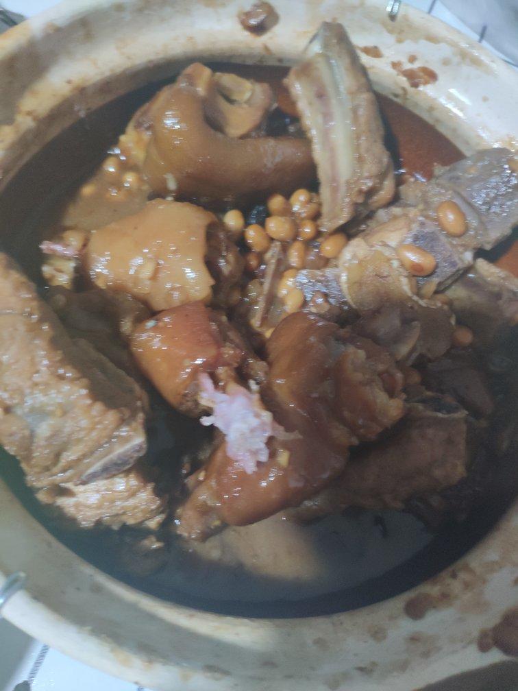【黄豆炖猪蹄】高压锅（超详细食谱）
