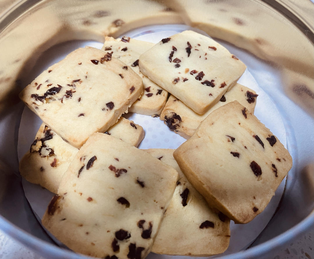 蔓越莓曲奇饼干 最最最简单的黄油饼干