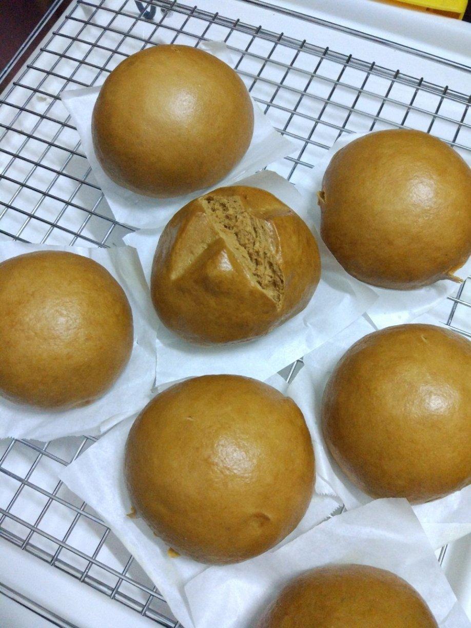 有着面包口感的红糖馒头（一次发酵）