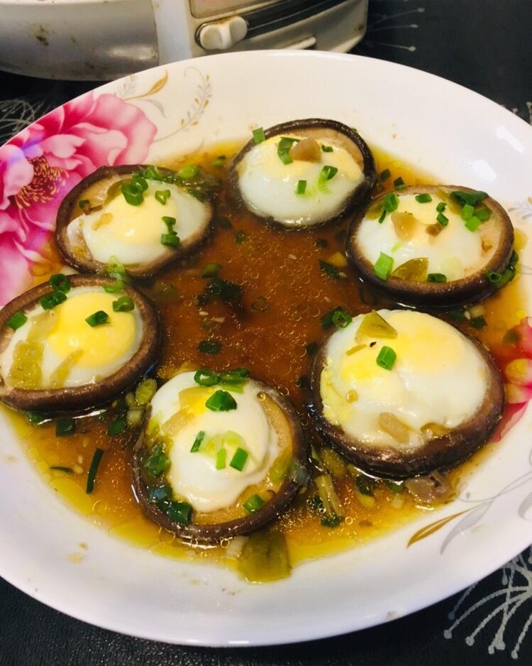 冬菇蒸鹌鹑蛋