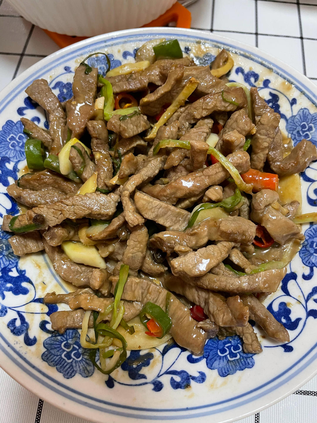 小炒牛肉丝