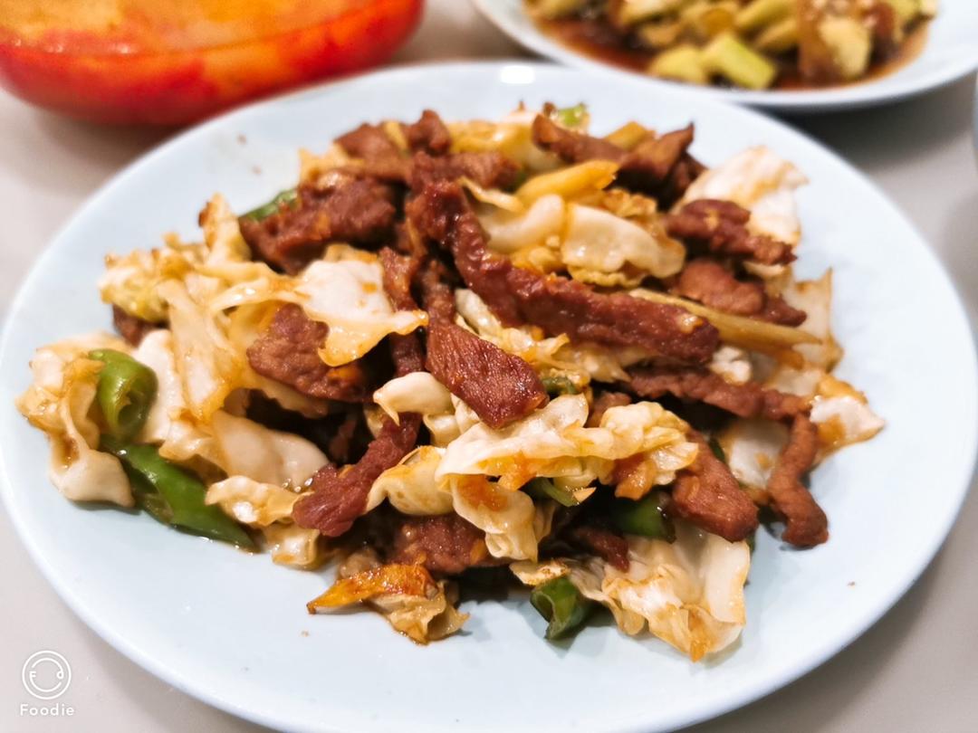 爆牛肉（可以配上3碗白米饭哈哈）