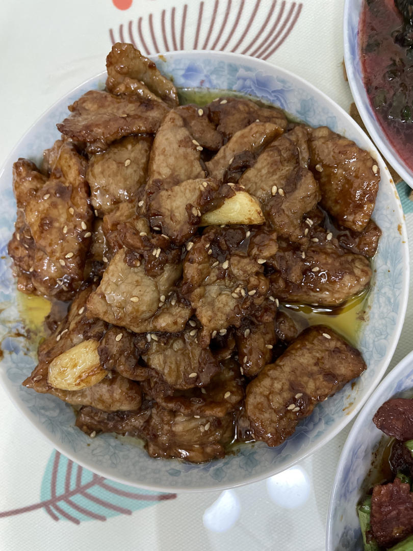 蒜香牛肉粒