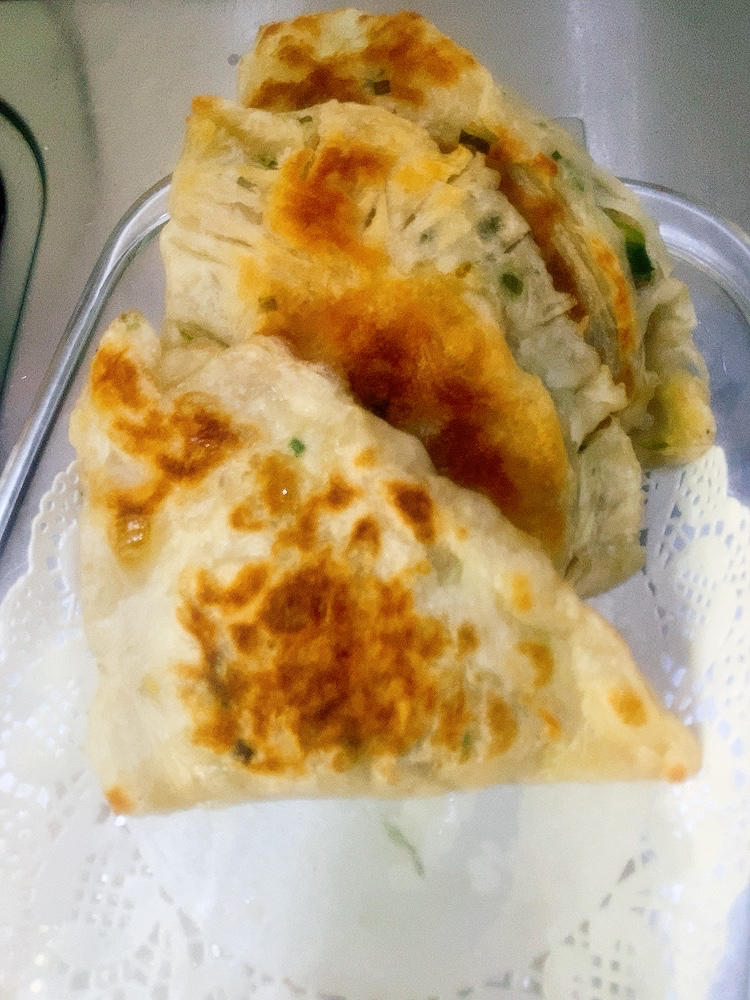手抓饼版韭菜盒子