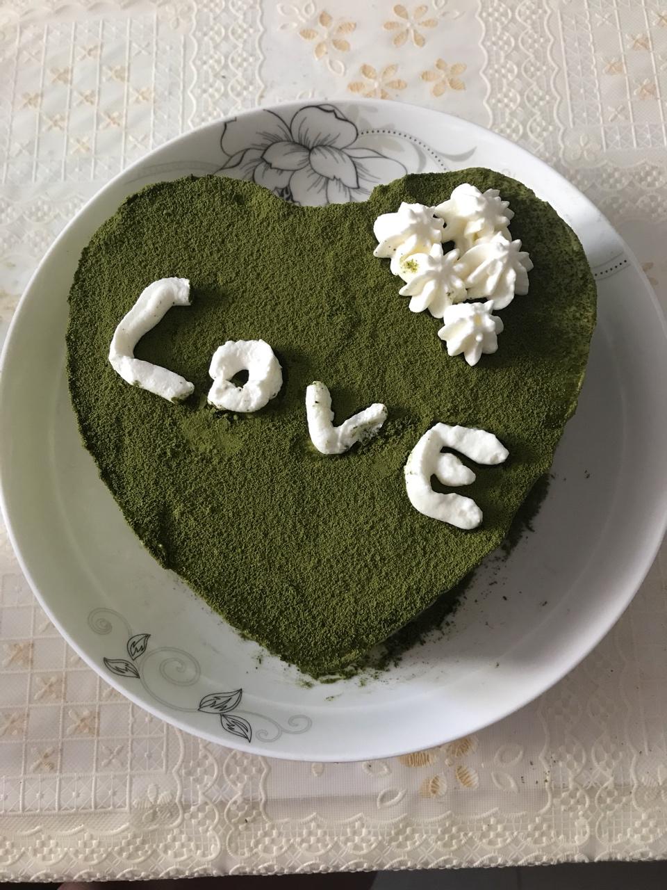 抹茶双享慕斯
