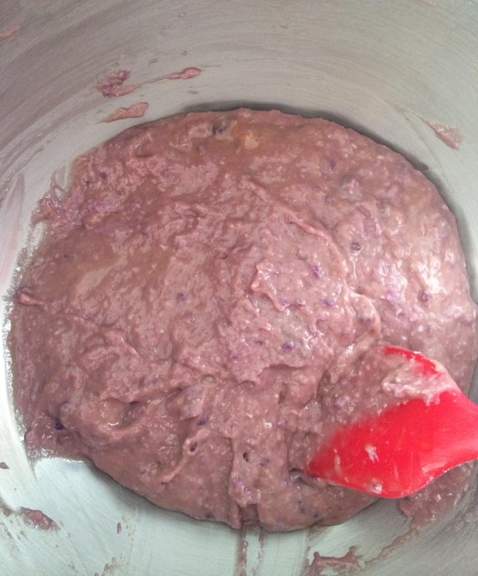 紫薯椰香戚风的做法 步骤5