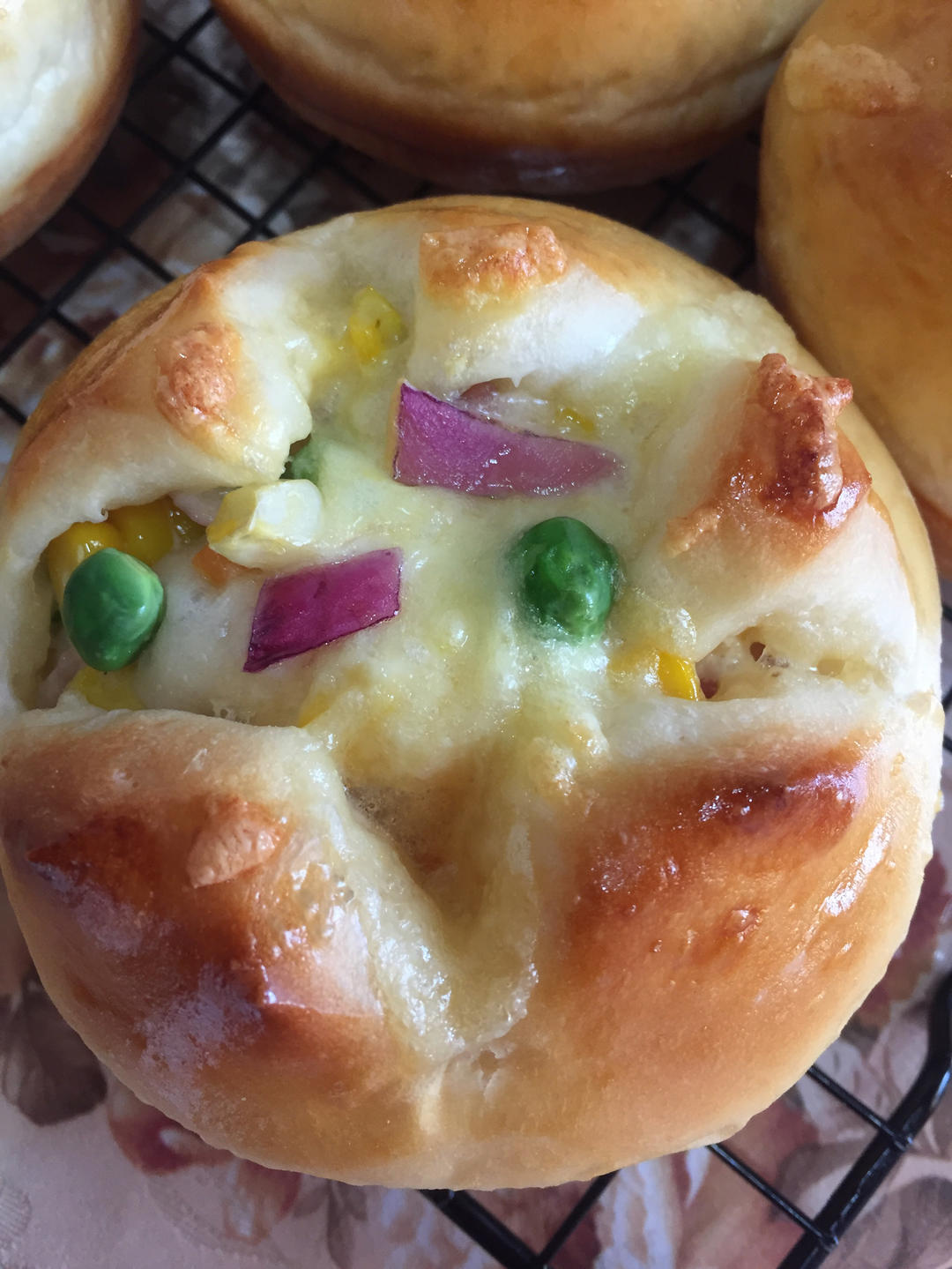 日式时蔬料理面包/早餐面包