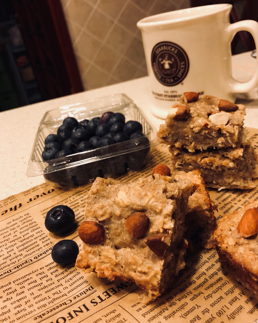 蜂蜜核桃燕麦早餐棒丨健康·烘焙
