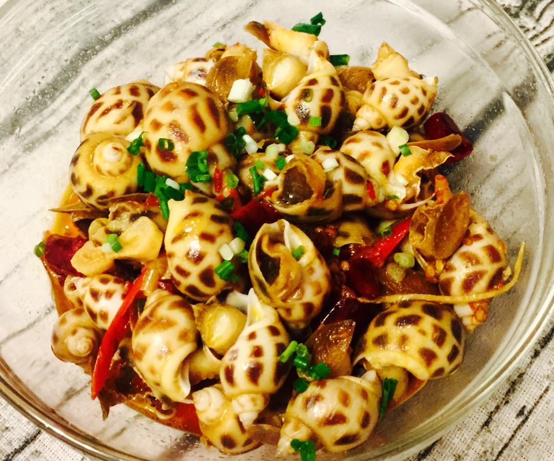 阿姆小厨子做的香辣花螺