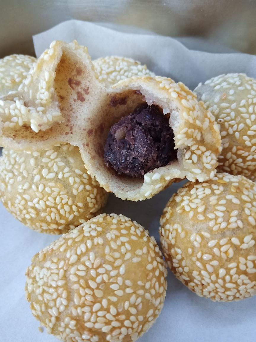 【空心麻团的做法步骤图，空心麻团怎么做好吃】冰封雪漫_下厨房
