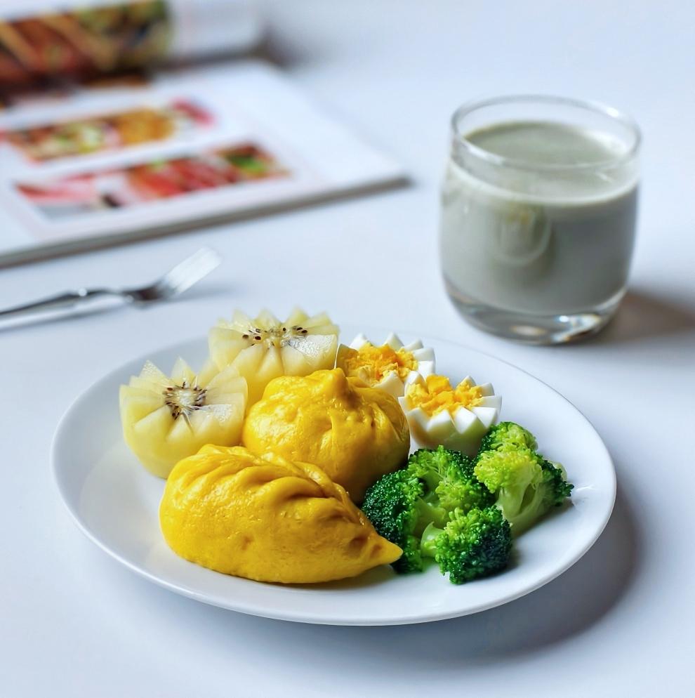 超香好吃的南瓜肉包子