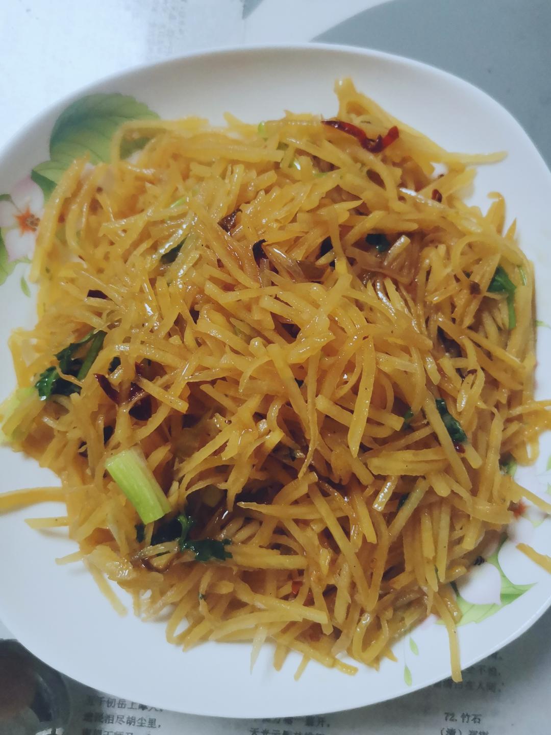 酸辣土豆丝的家常做法 超级下饭