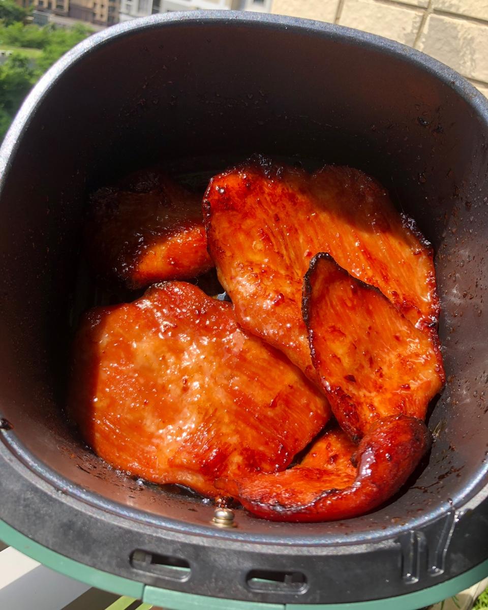 鲜嫩多汁的空气炸锅版蜜汁叉烧