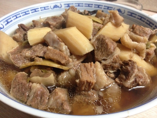山药炖牛肉