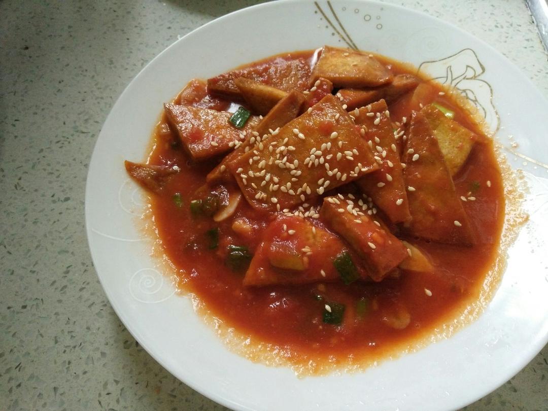 番茄脆皮豆腐