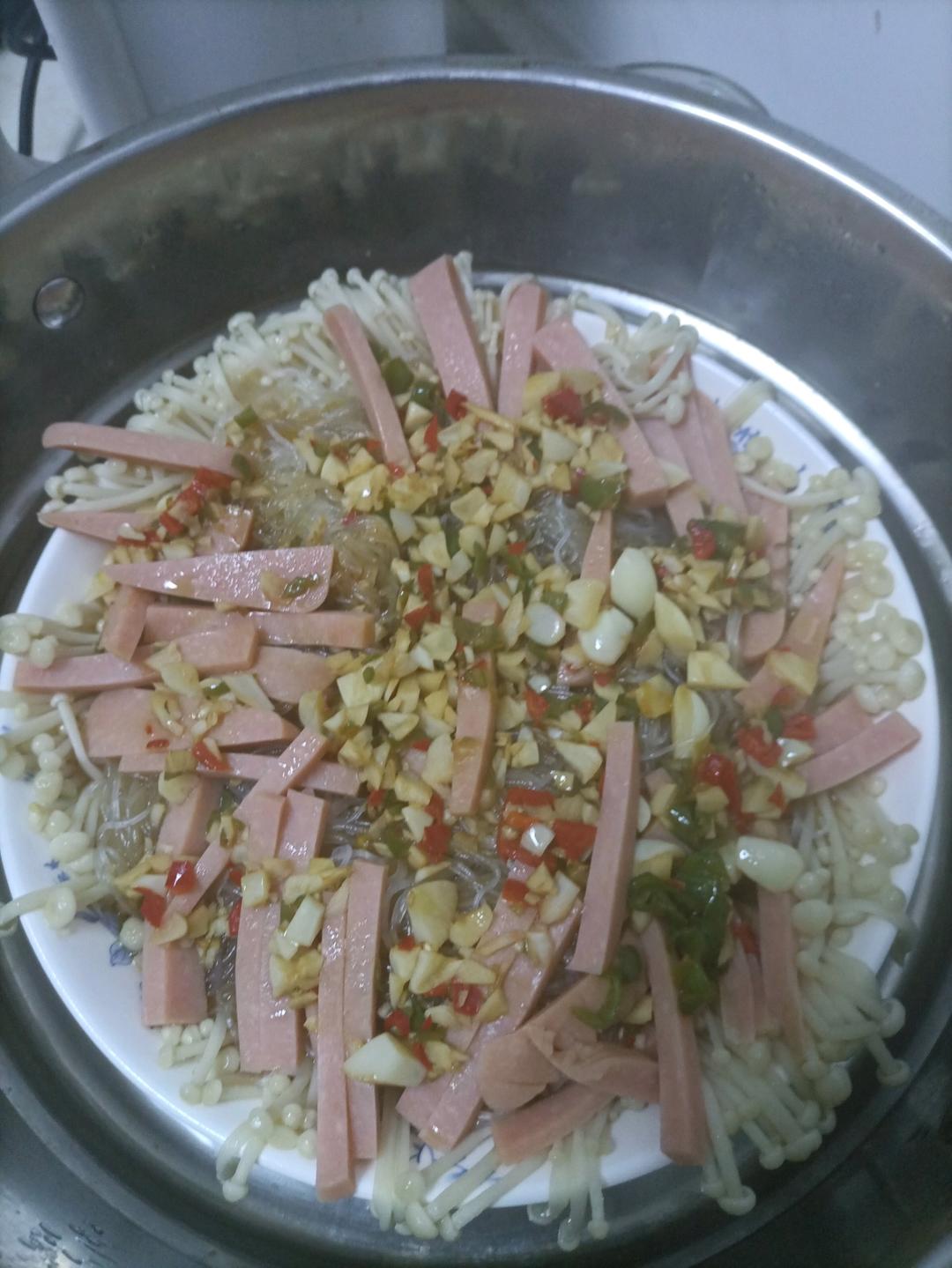 蒜蓉粉丝金针菇