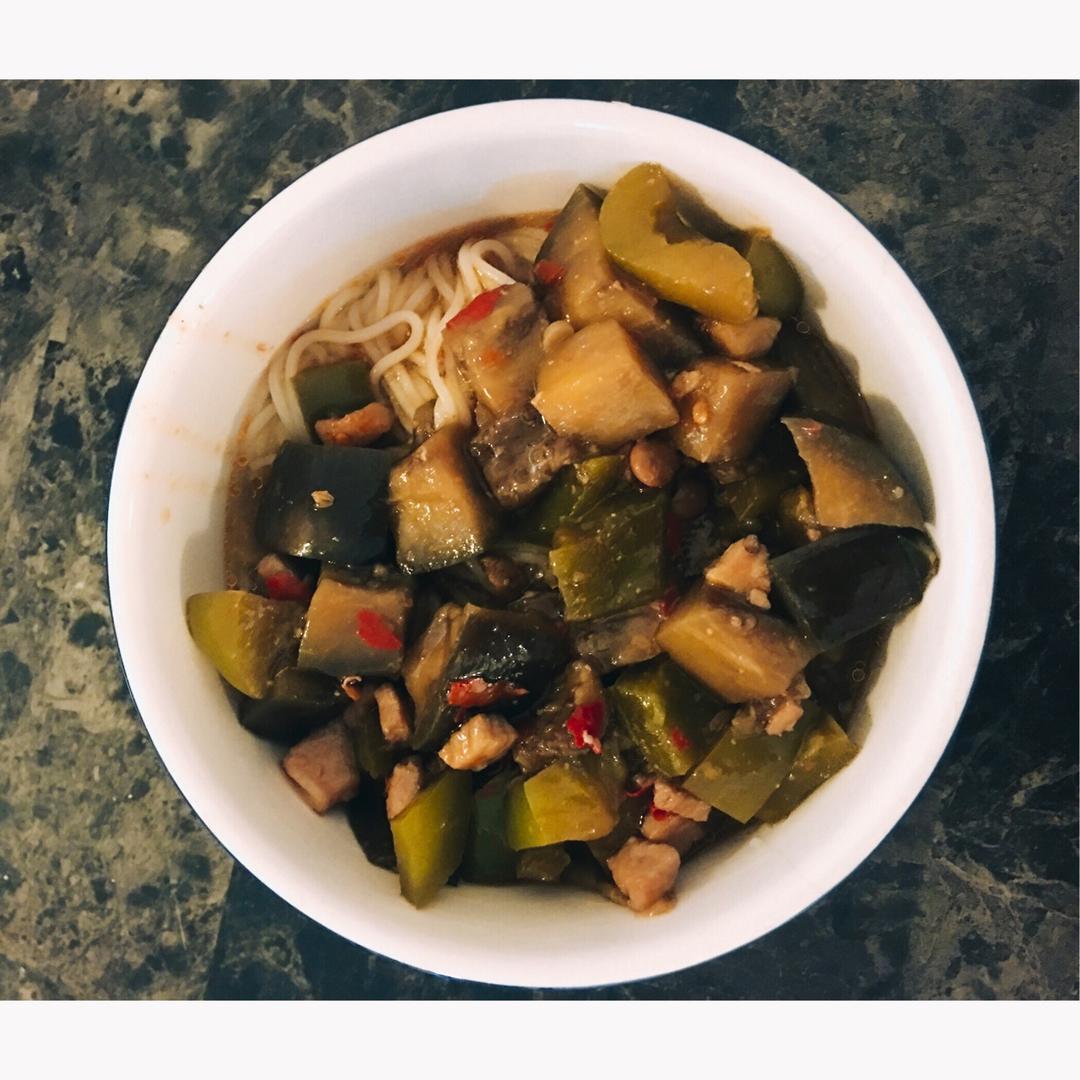 超好吃的 少油版 茄丁卤面