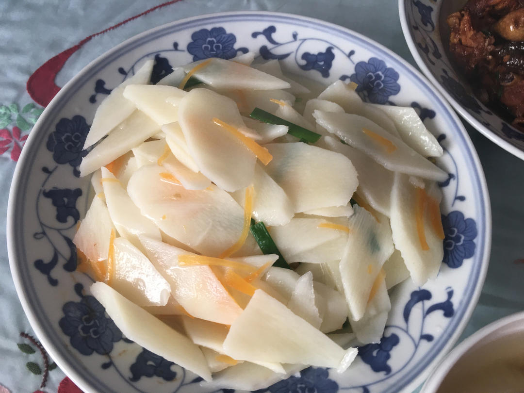 老丁的私房菜-清炒山药