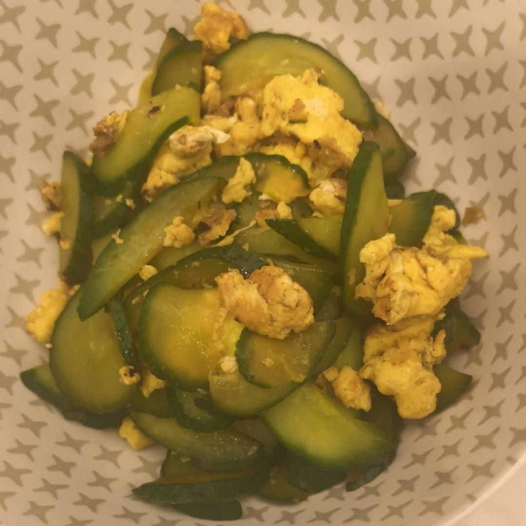 鸡蛋炒黄瓜