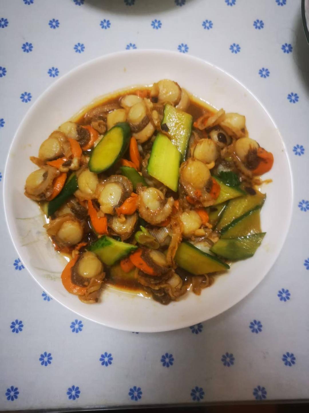 辣炒扇贝肉