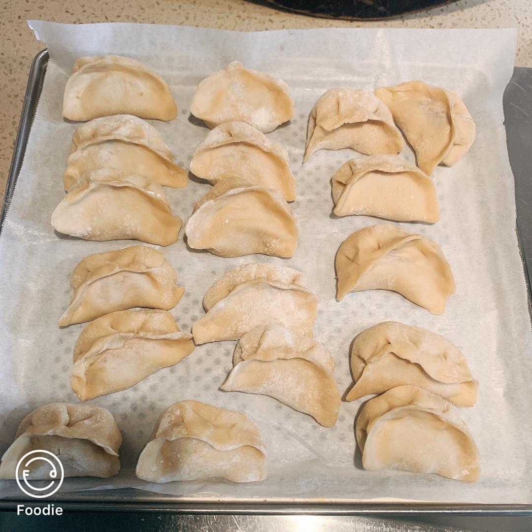 包菜猪肉水饺【附带饺子皮做法】