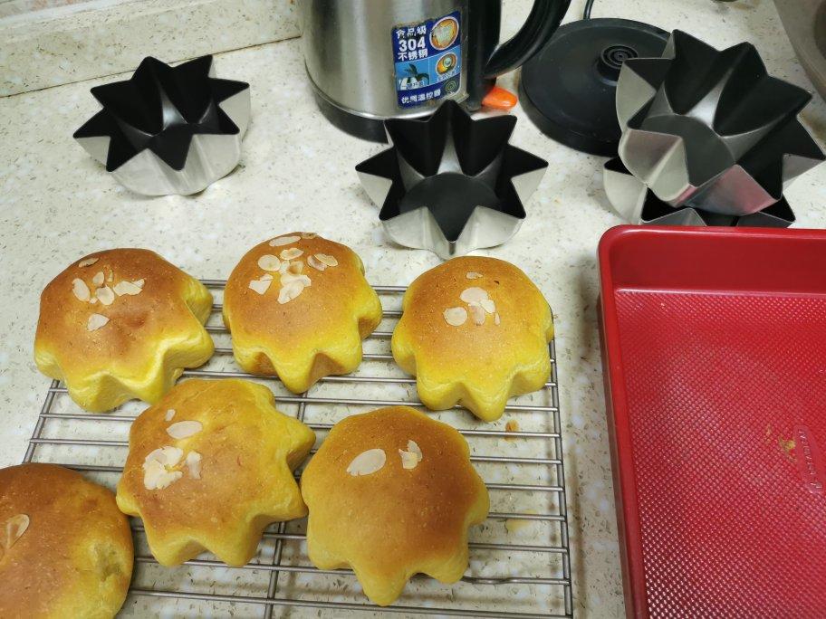 金灿灿南瓜星星面包