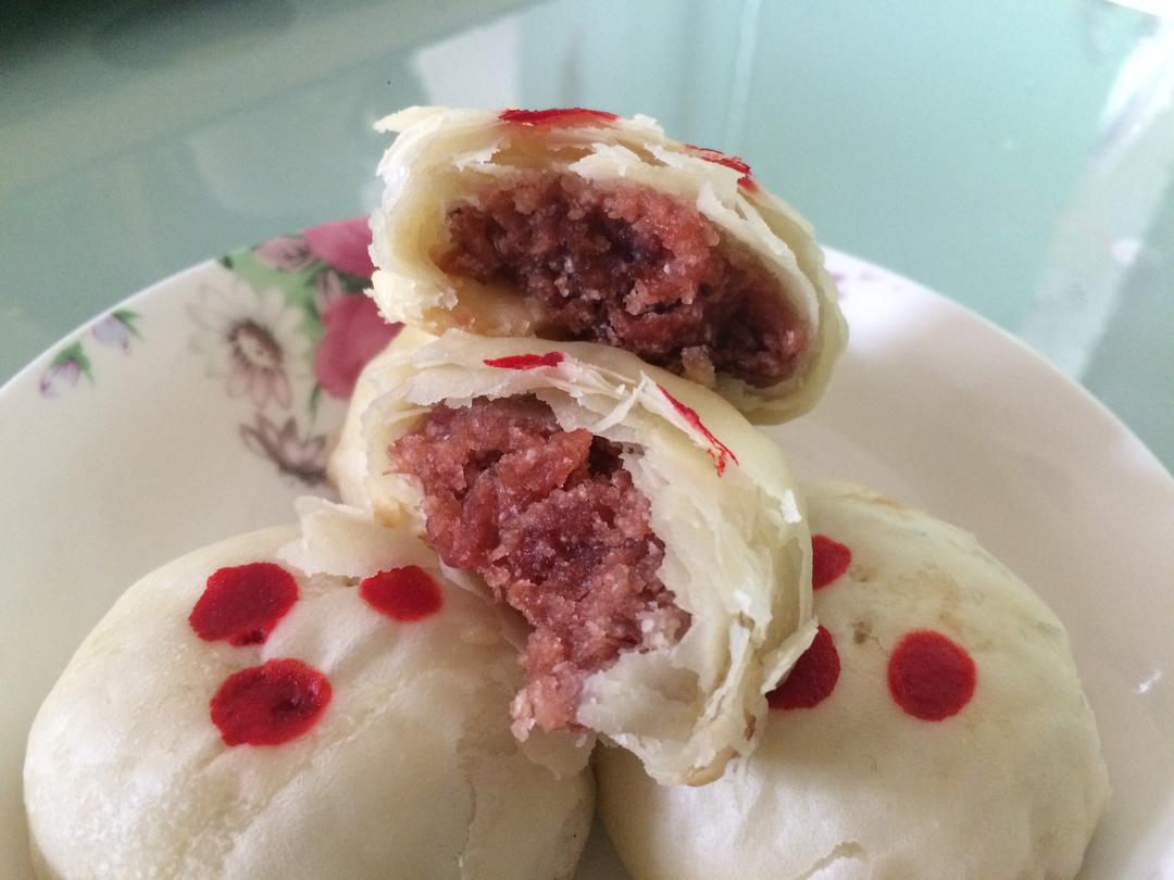 玫瑰鲜花饼【附玫瑰酱的做法】